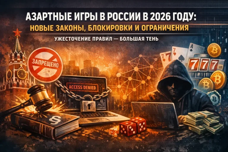 Азартные игры в России в 2026: законы, блокировки и прогноз